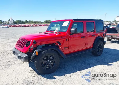 2022 Jeep Wrangler Unlimited Sport Altitude 4X4 from USA, damaged, VIN 1C4HJXDN6NW194908